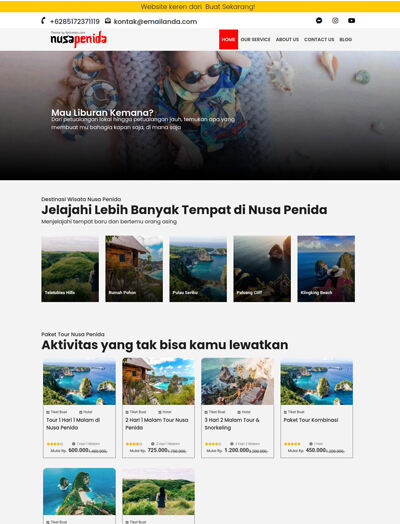 Nusa Penida Template Wordpress by Balirento